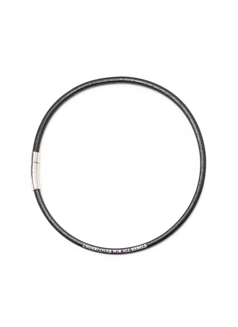 Undercover LEATHER BRACELET - BLACK | Garmentory