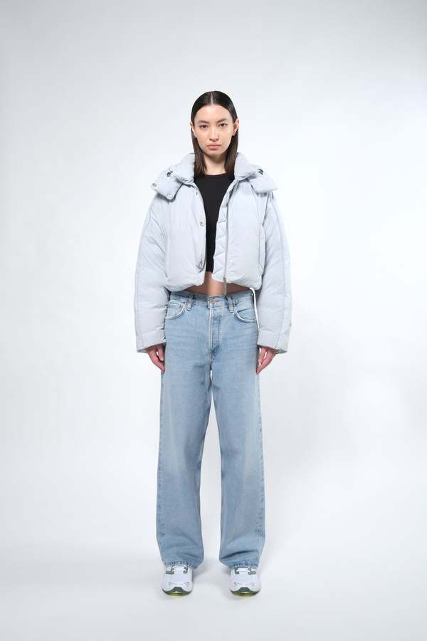 Adhere To Studios Re Down Crop Puffer | Garmentory