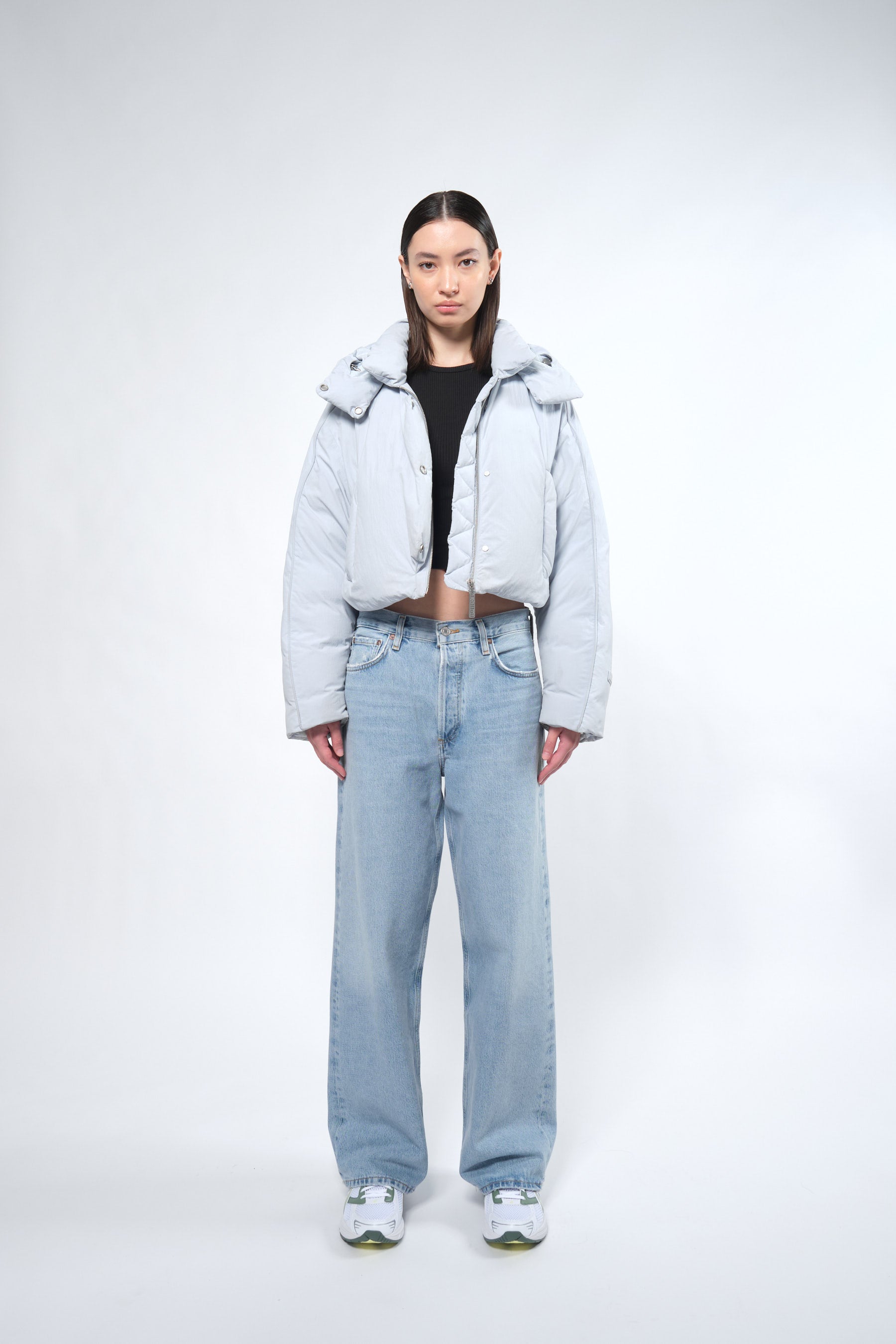 どんなシーンにもぴったり♪♪【 】Cropped Puffer★ Adhere To Studios Re Down Crop Puffer | Garmentory