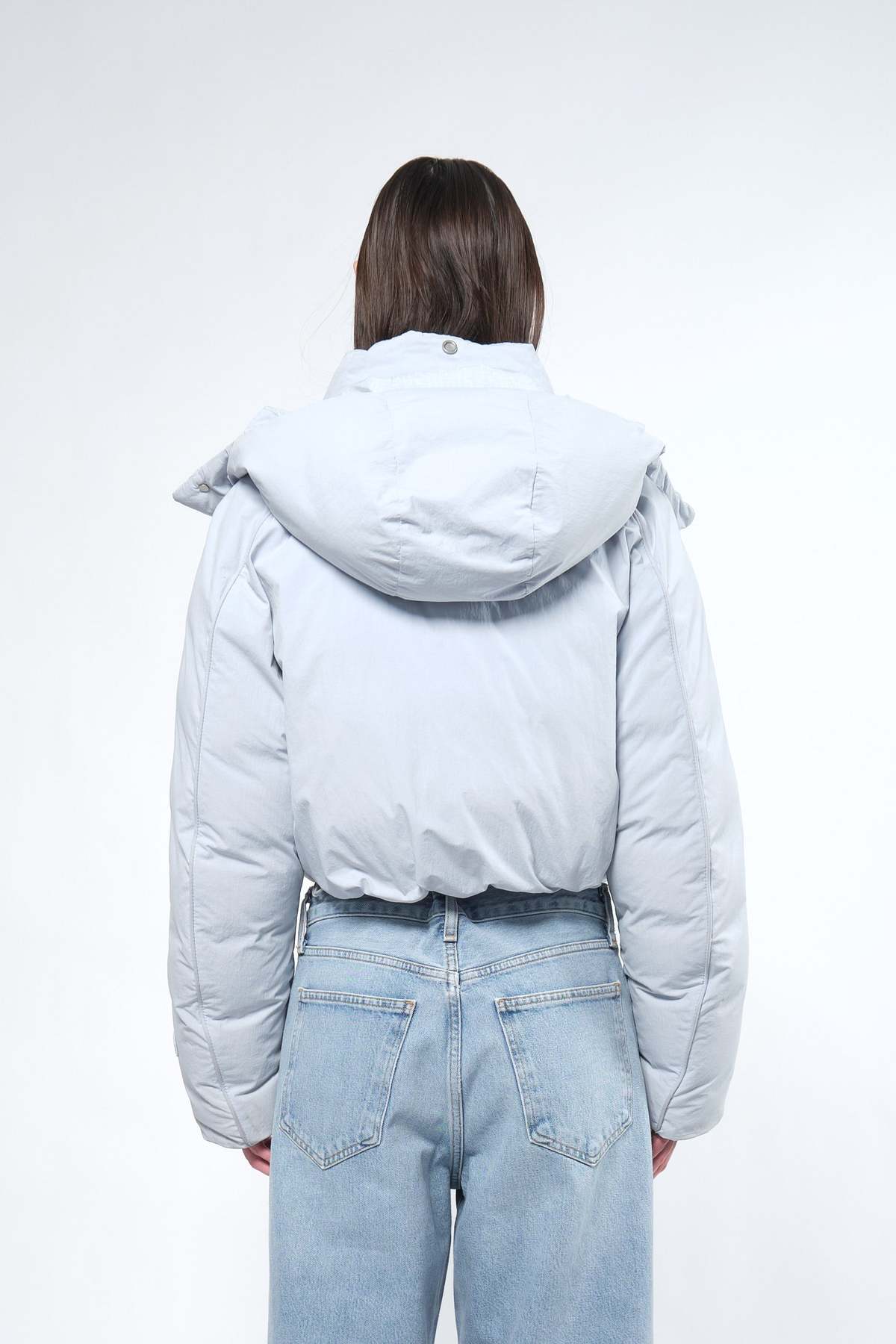 Adhere To Studios Re Down Crop Puffer | Garmentory