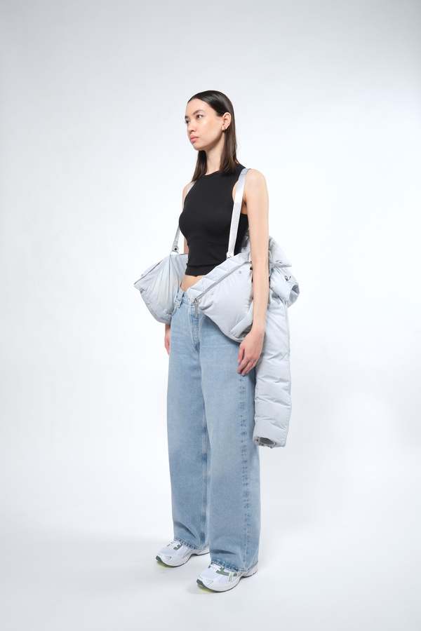 Adhere To Studios Re Down Crop Puffer | Garmentory
