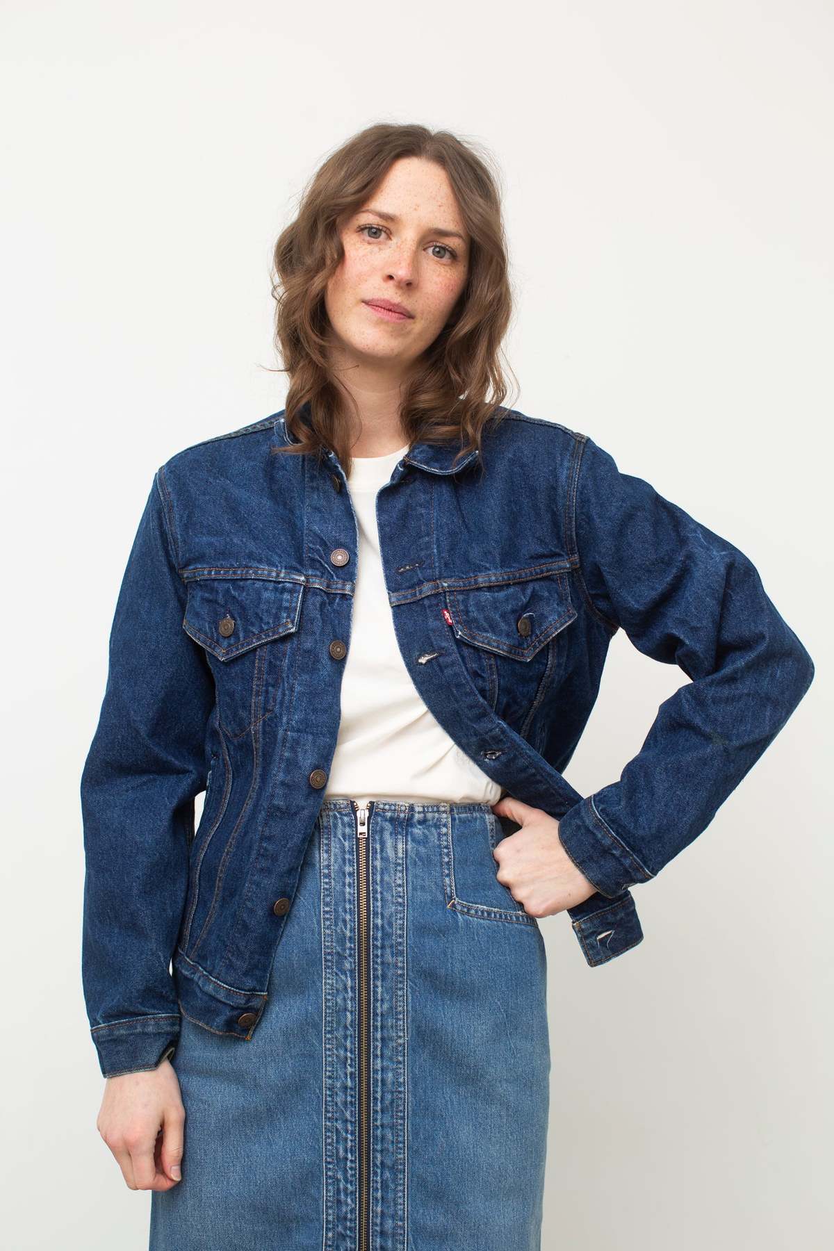 Levis Denim Trucker Jacket - Image 1 of 6