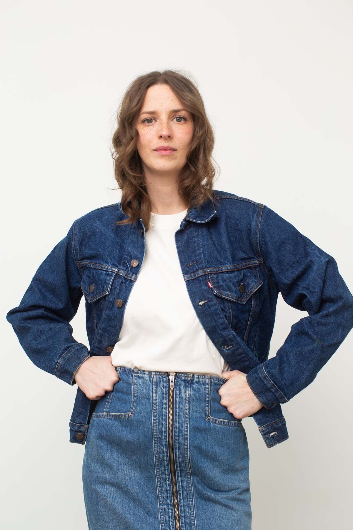 Levis Denim Trucker Jacket - Image 4 of 6