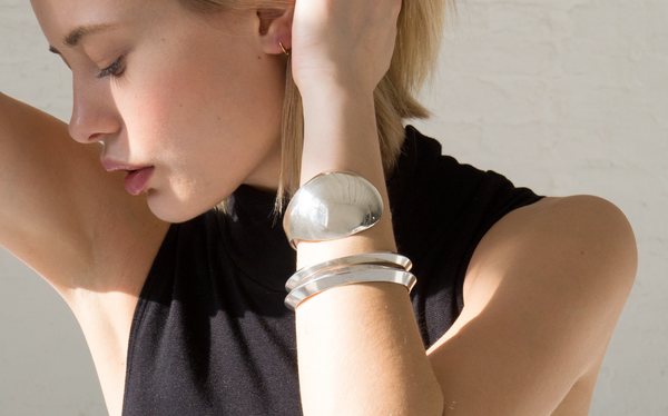 Another Feather Jacobson Cuff - Silver Another Feather Jacobson Cuff - Silver