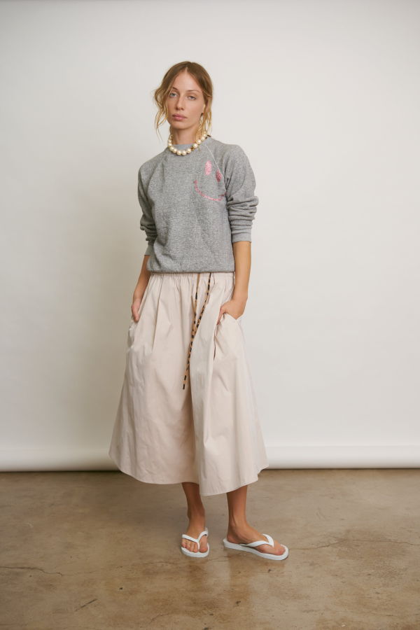 Aquarius Cocktail LE SKIRT - Blush taffeta