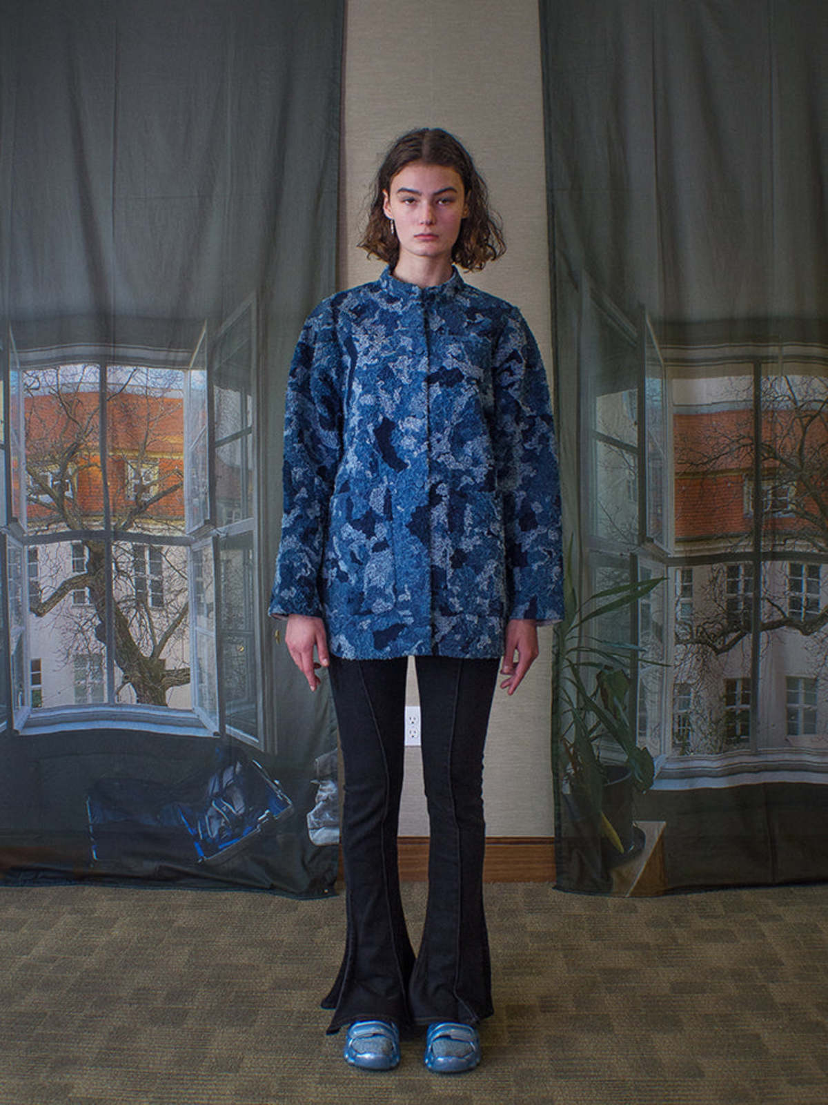 11.11/eleven eleven Vrill Jacket - Indigo - Image 1 of 6