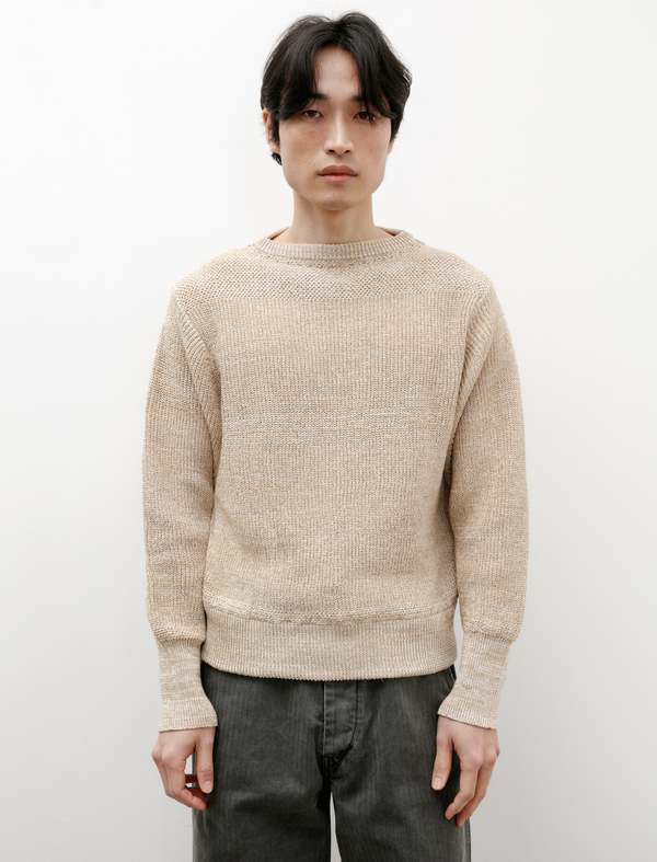 Taiga Takahashi A.R.C. Sweater - Mix Beige | Garmentory