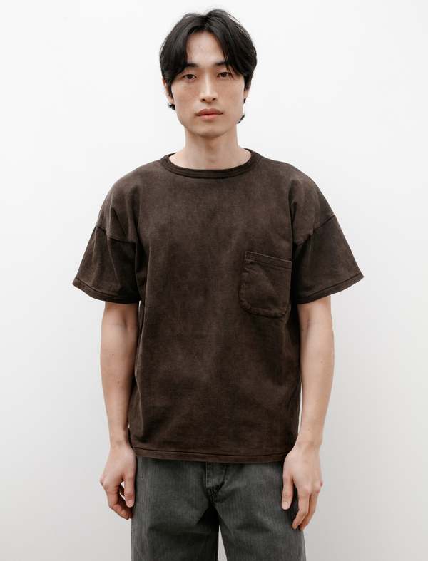 Taiga Takahashi Tee Shirt - Mud Dyed Brown | Garmentory