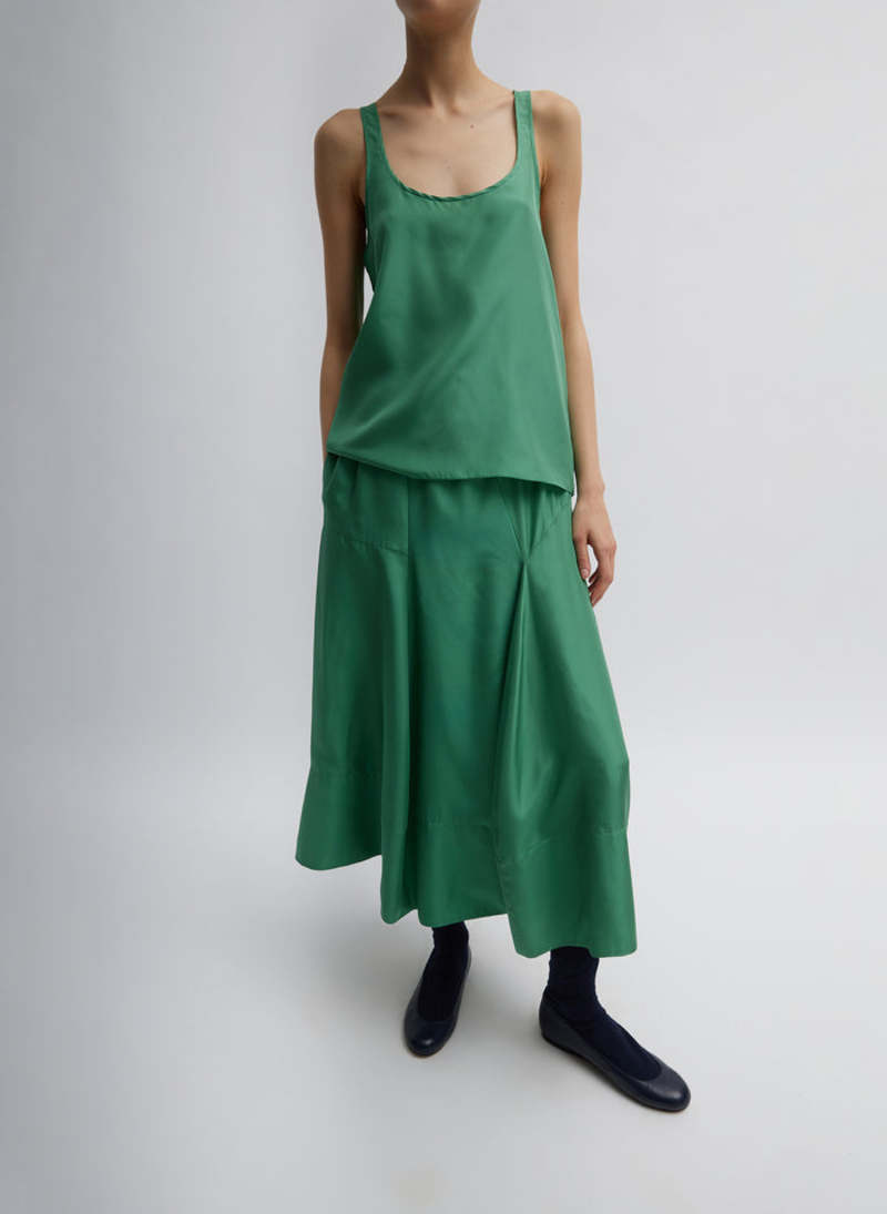 tibi silk top