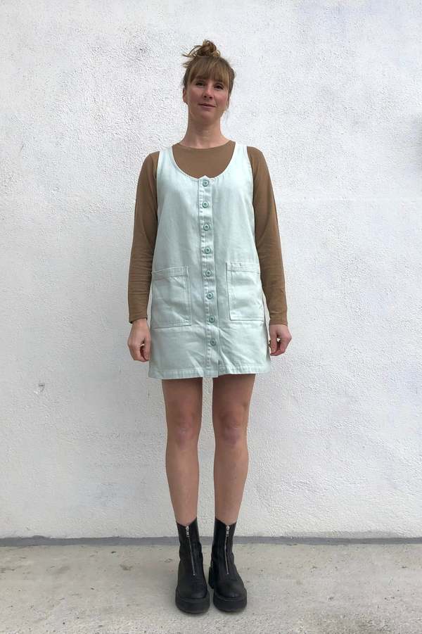Jumper Dress / Seafoam Green | Garmentory