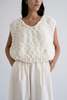 Ound Hand Knitted Acacia Wool Vest - Ivory - Thumbnail 4