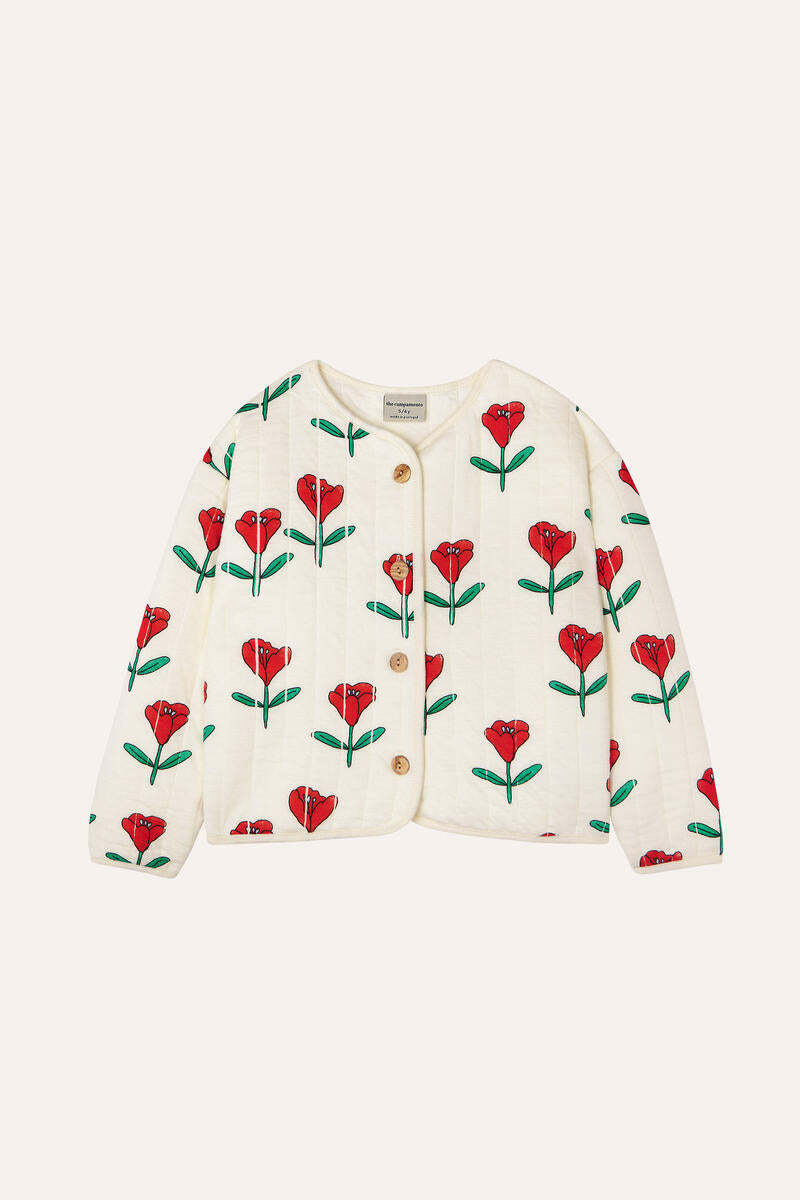 Kids The Campamento Tulips Jacket - Ecru | Garmentory