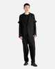 Yohji Yamamoto Pour Homme J Single Button Shoulder Epaulet Jacket - Black - Thumbnail 8