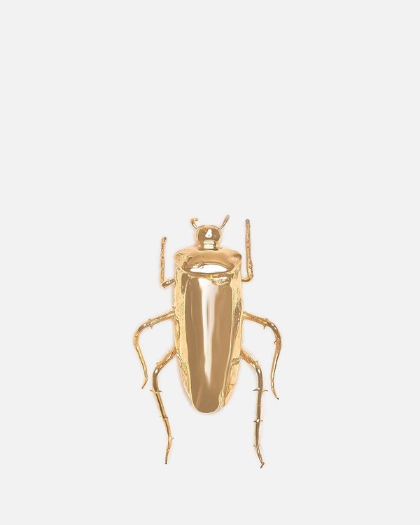 Secret of Manna La Cucaracha Broach - Gold