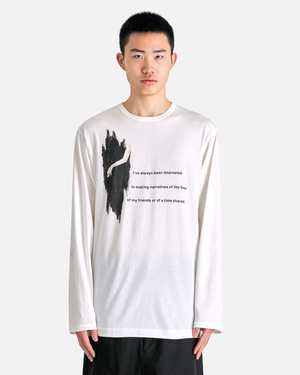 Yohji Yamamoto Pour Homme PT Long Sleeve Top - Off White | Garmentory