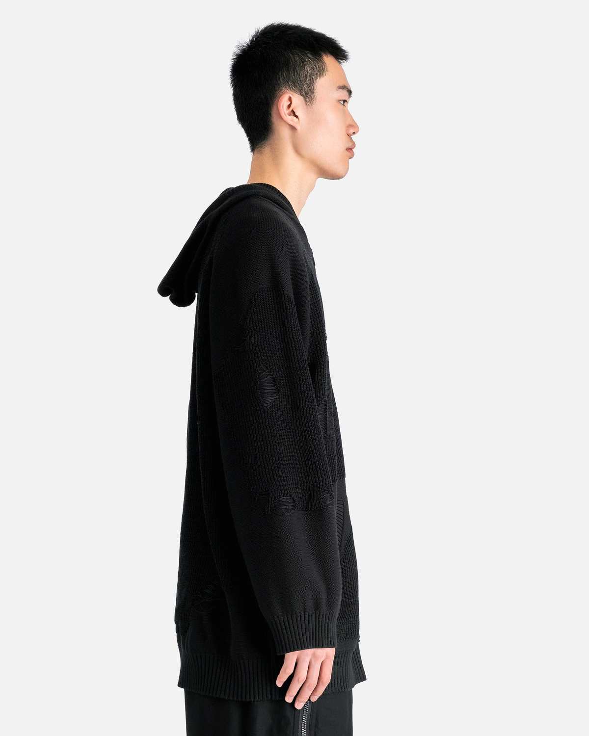 Yohji Yamamoto Pour Homme Zip Hoodie - Black | Garmentory