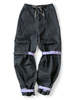 Kapital 14oz BLKxBLK Denim Nouvelle Shuttle Pants - Purple - Thumbnail 2