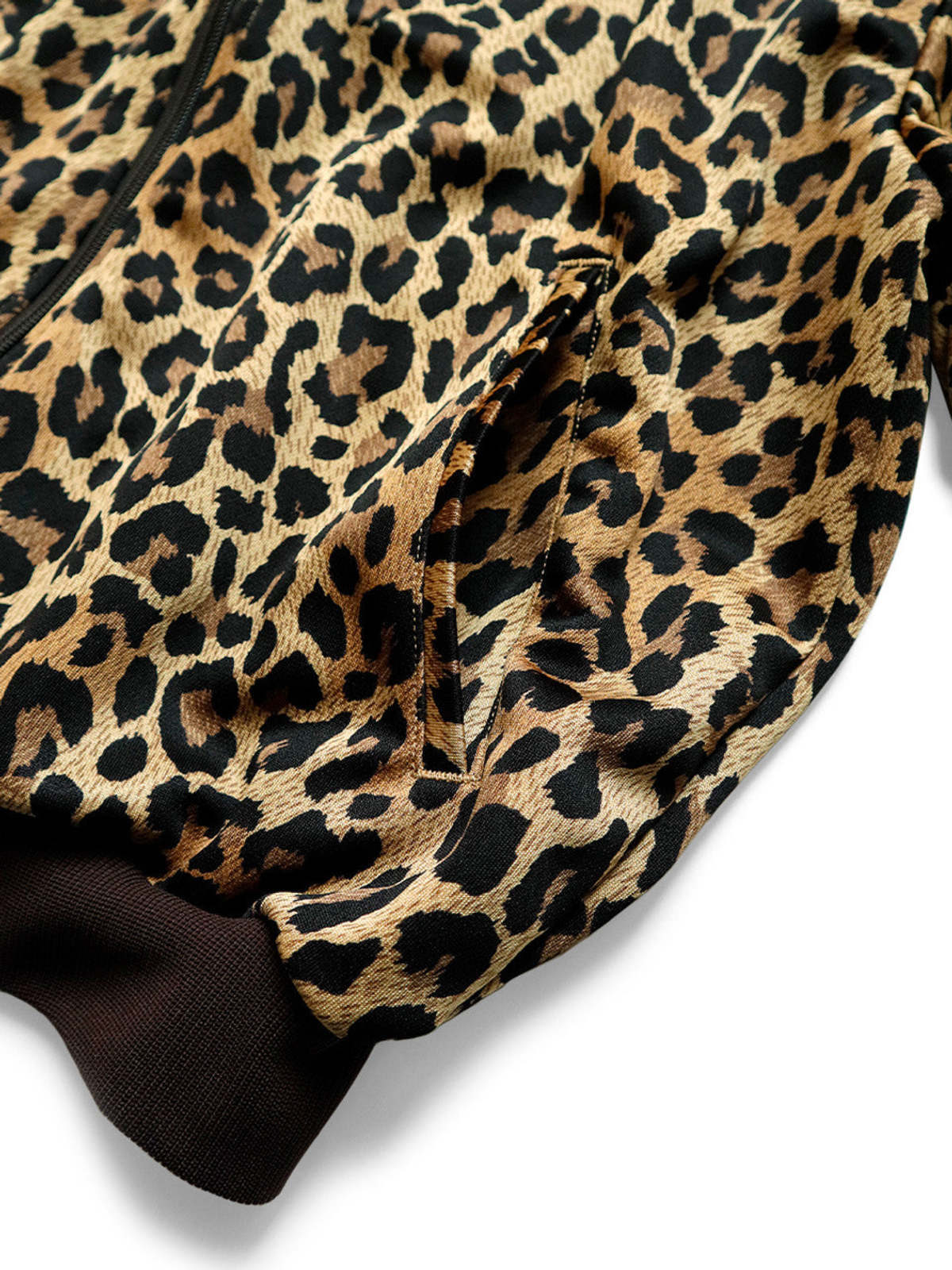 Kapital Smooth Jersey Leopard Stantman & Woman Track Jacket