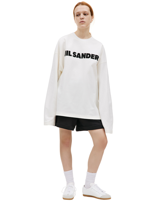 Jil Sander Logo Printed Longsleeve | Garmentory