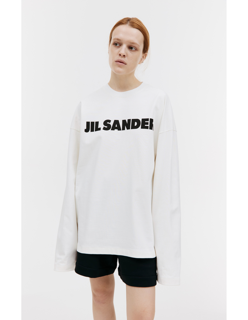 Jil Sander Logo Printed Longsleeve | Garmentory