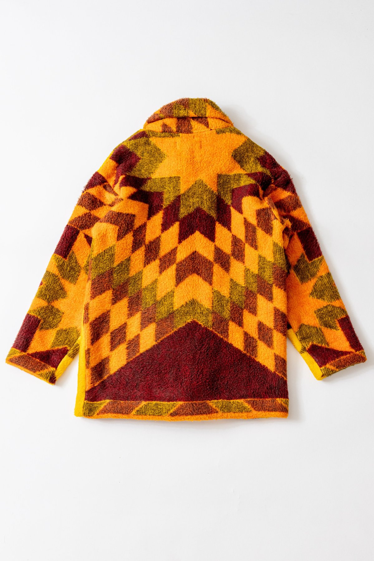 Carleen Fleece Blanket Peacoat Yellow Star Garmentory