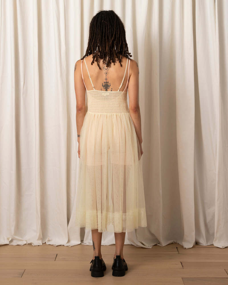 Ali Golden MESH BALLERINA DRESS - BLACK | Garmentory