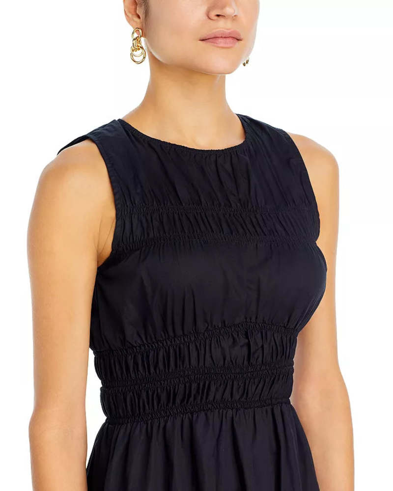 Faithfull the Brand Solem Midi Dress - black | Garmentory