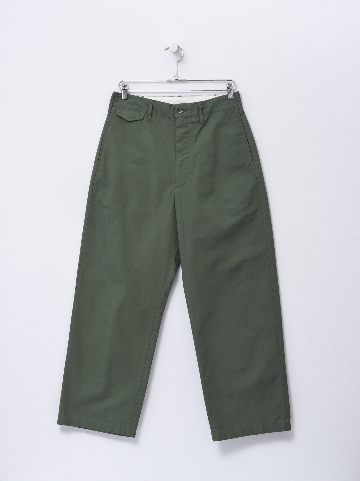 Officer-Pant-Olive-Cotton- 