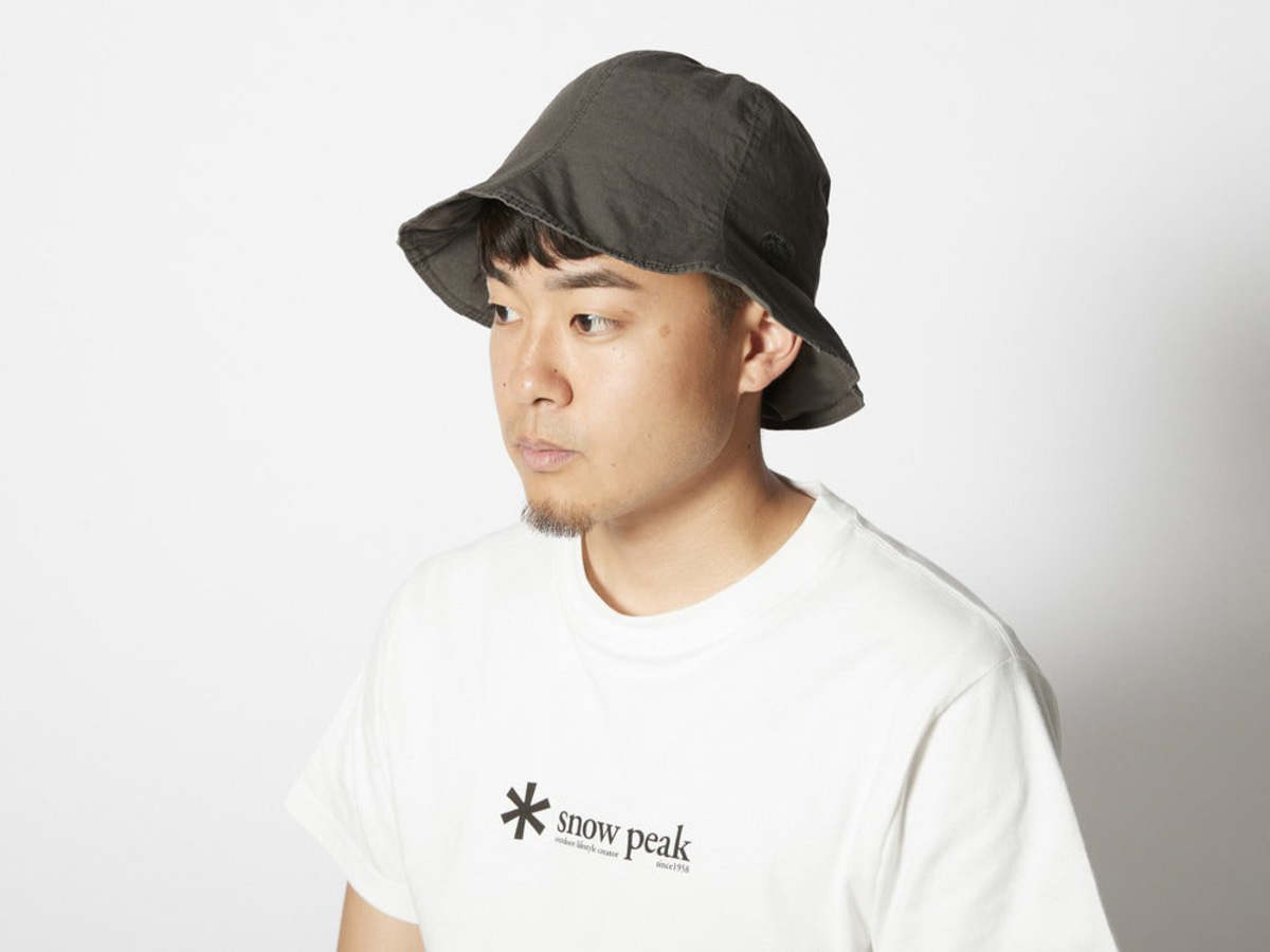 スノーピーク　Natural-Dyed Recycled Cotton Hat Snow Peak Natural-Dye Recycled Cotton Hat - Dark Olive