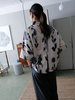 Mark Kenly Domino Tan Bailee Blouse - Floral Blur - Thumbnail 5
