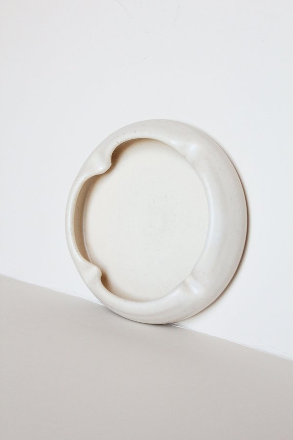 keraclay Rita Ashtray - white