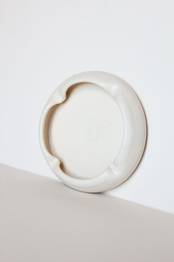 keraclay Rita Ashtray - white