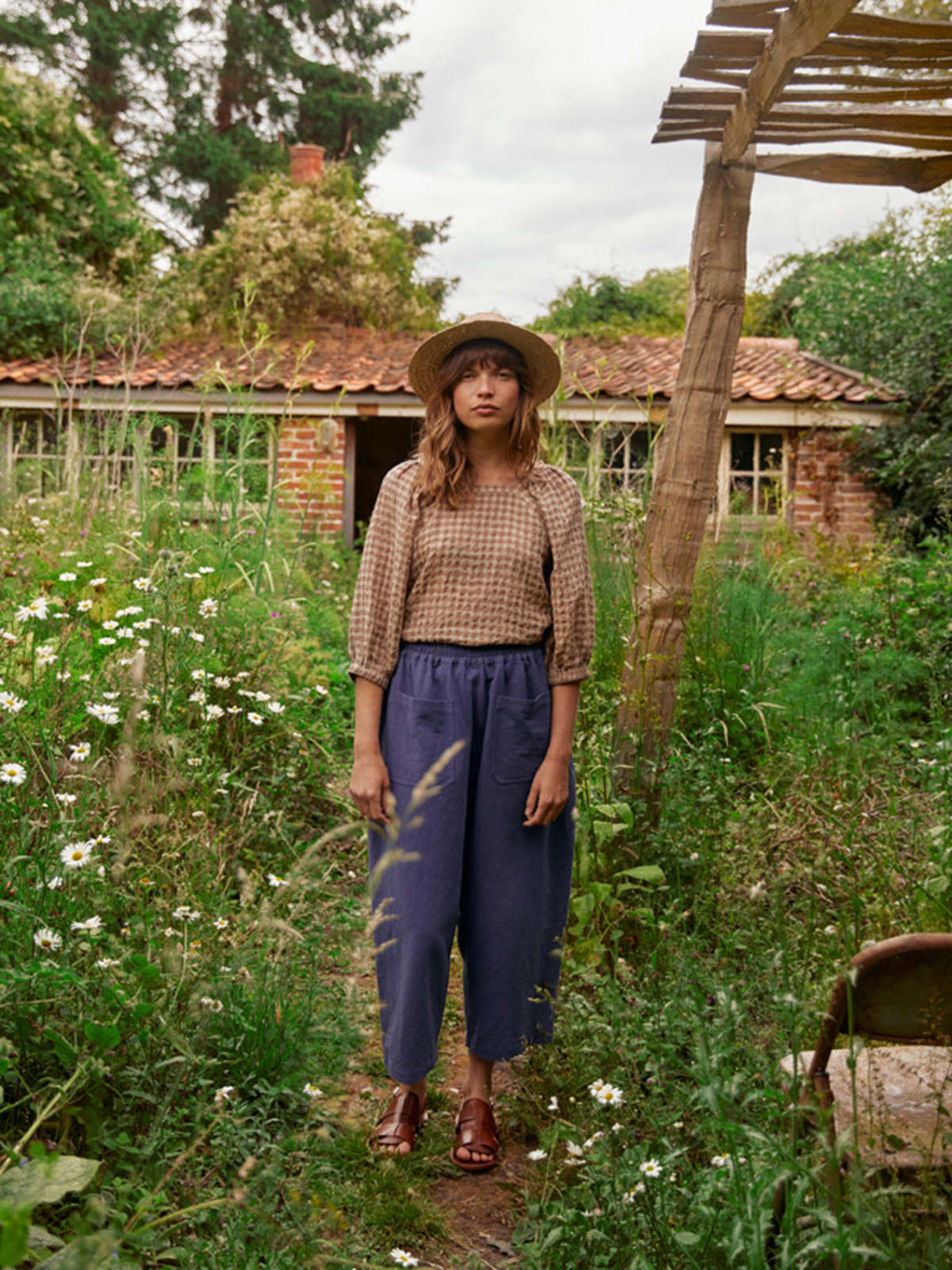 Sideline Mary Trousers - Indigo | Garmentory