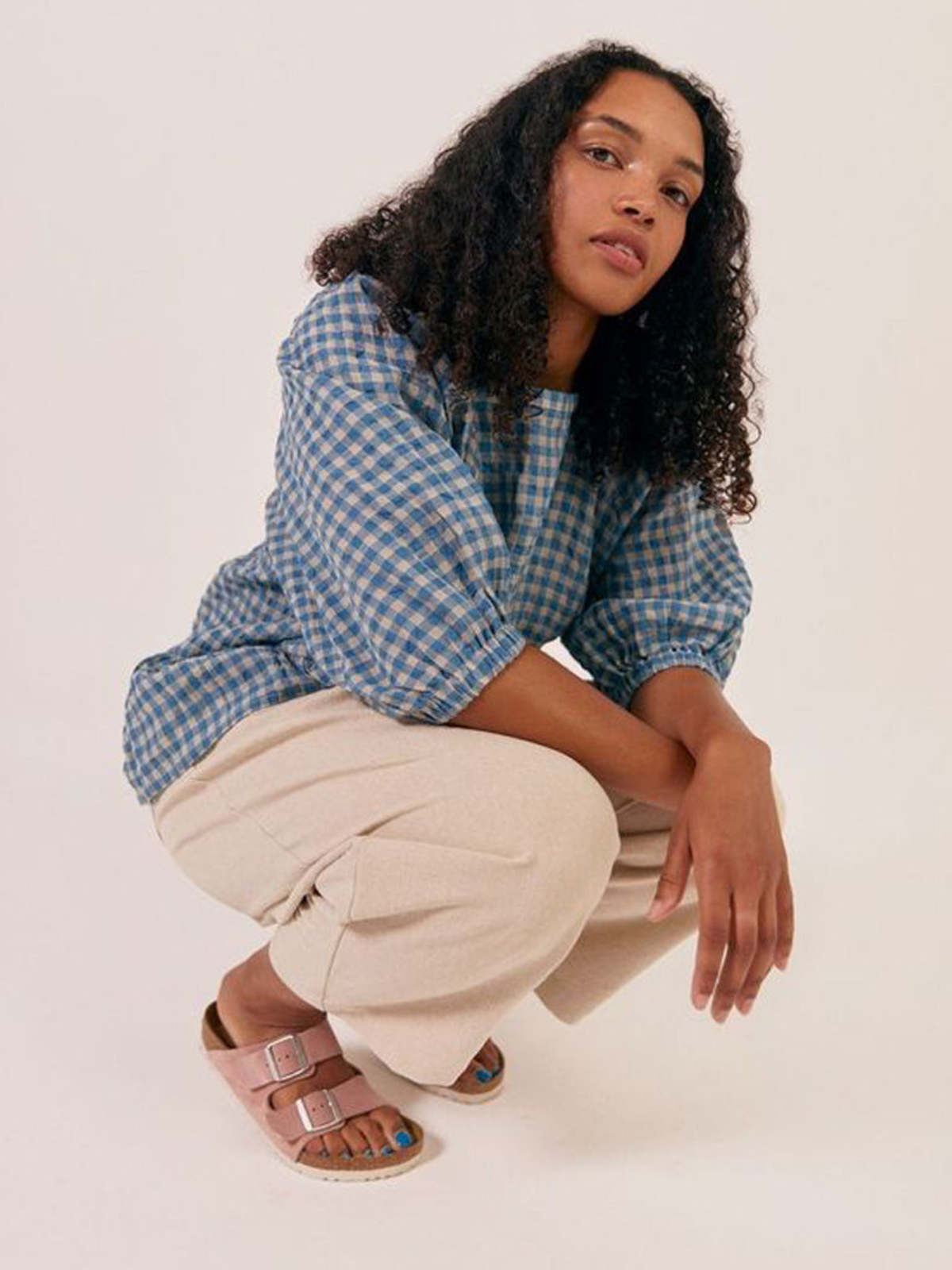 Sideline Mary Trousers - Oat | Garmentory