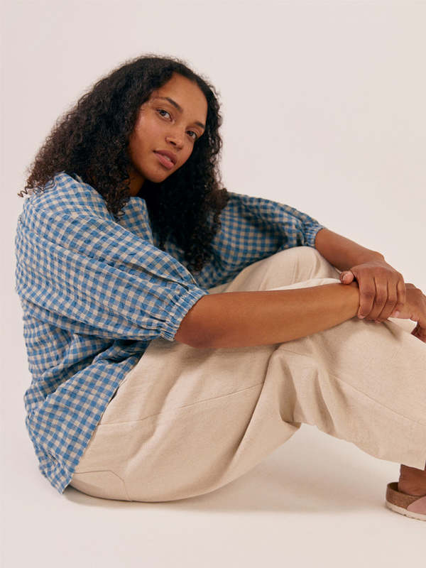 Sideline Mary Trousers - Oat | Garmentory