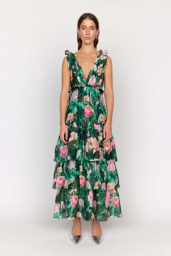 CHRISTY LYNN Alexa Dress - Camellia Garden | Garmentory CHRISTY LYNN Alexa Dress - Camellia Garden | Garmentory