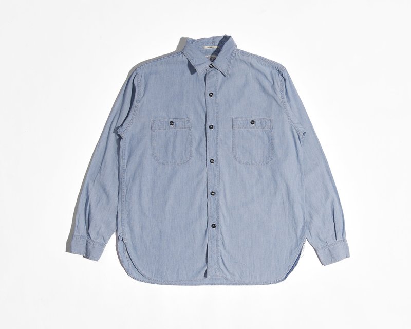 トップス workers Work Shirt Vintage Fit Denim Orslow Vintage Fit Work Shirt - Chambray | Garmentory