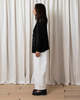 Ali Golden OPEN KNIT CARDIGAN SWEATER - BLACK - Thumbnail 3