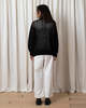 Ali Golden OPEN KNIT CARDIGAN SWEATER - BLACK - Thumbnail 4