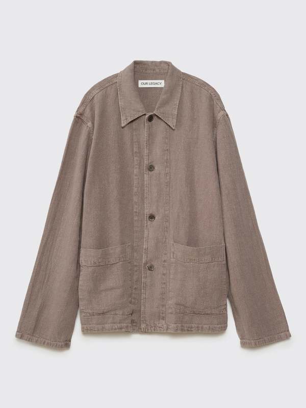 Our Legacy Haven Enzyme Cord Jacket - Brown | Garmentory
