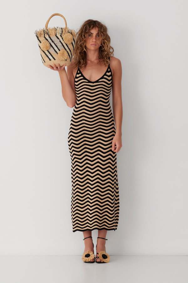The Wolf Gang Besos Knit Dress - Noir | Garmentory