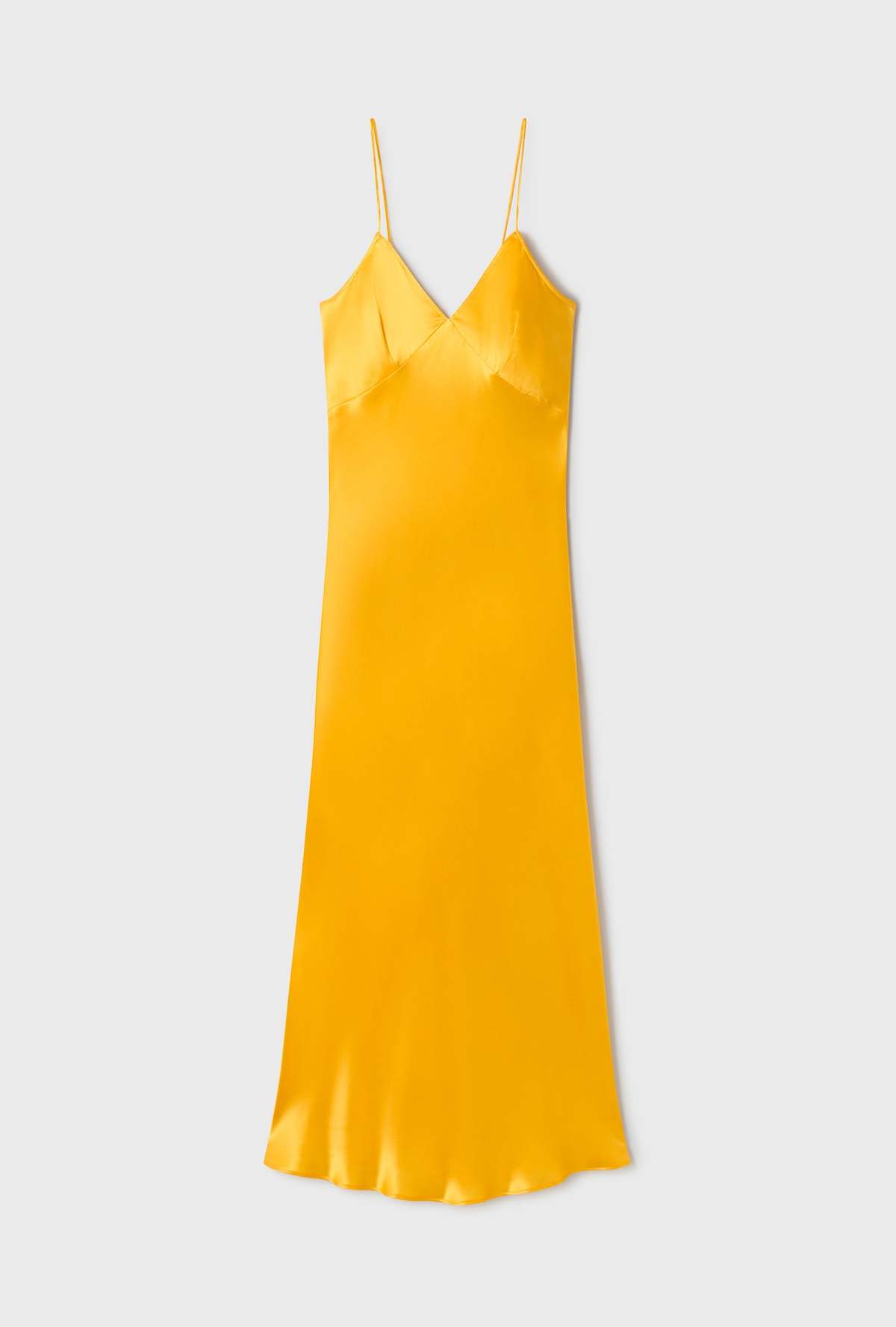 Silk Laundry DECO ROULEAU DRESS - MARIGOLD - Image 5 of 5
