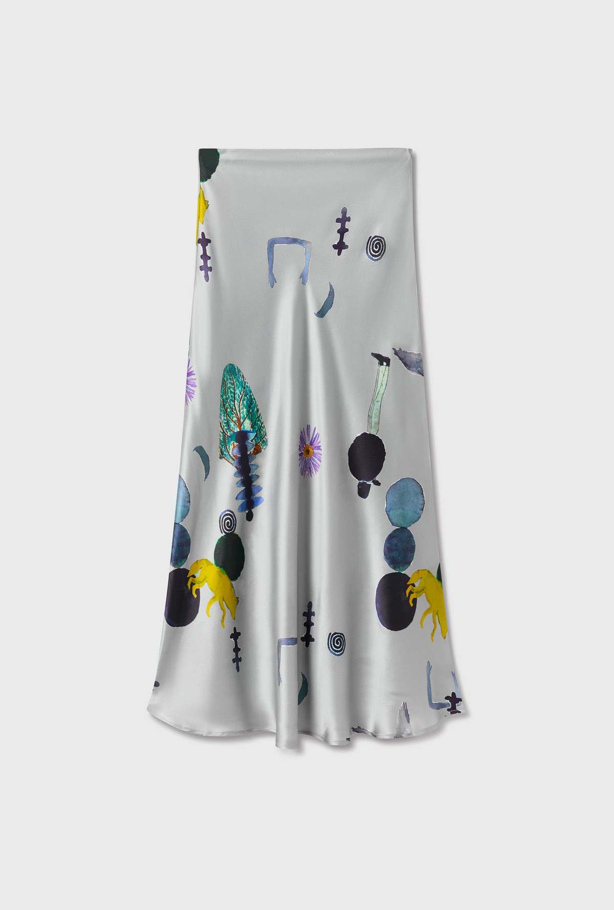 Silk Laundry Long Bias Cut Skirt - Protection - Image 4 of 4