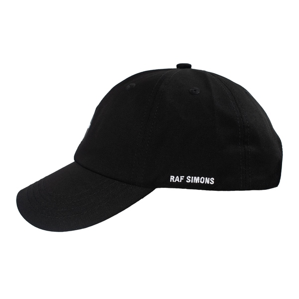 Raf Simons Embroidered RS Parade Cap - Black | Garmentory
