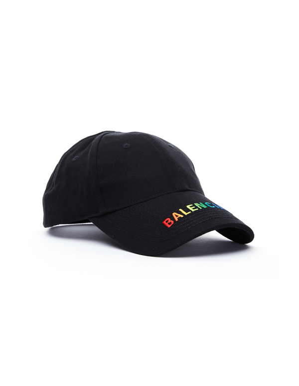 Balenciaga Rainbow Embroidered Cap | Garmentory display picture 2
