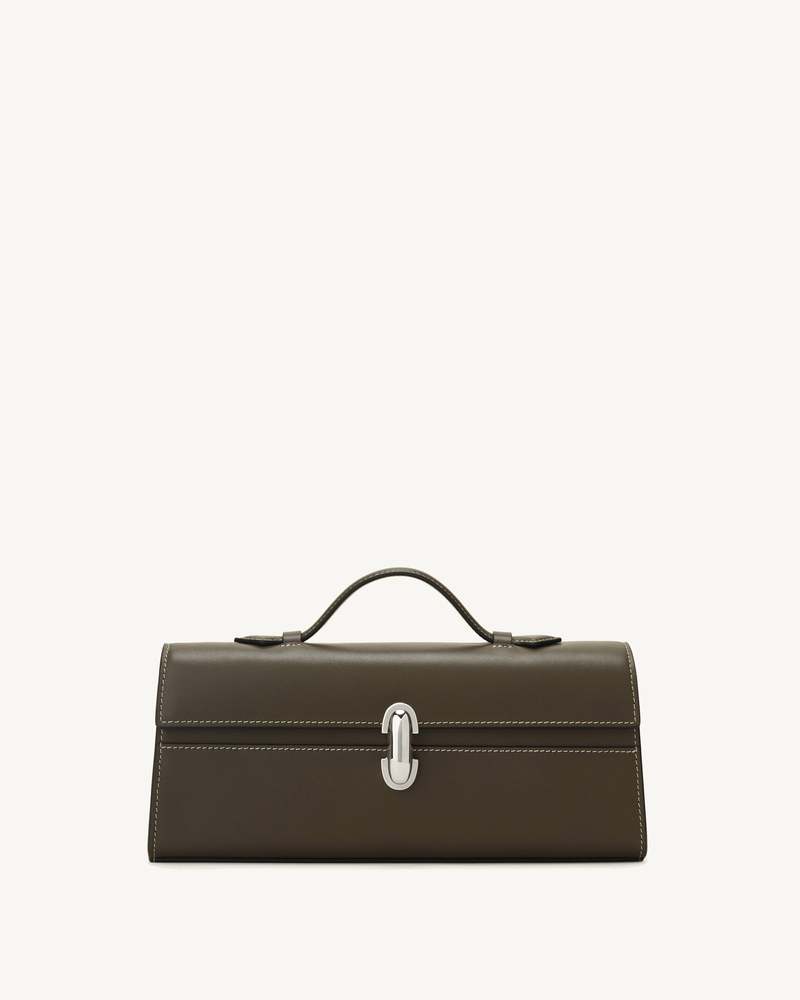 SAVETTE SLIM SYMMETRY POCHETTE SMOOTH CALF LEATHER bag