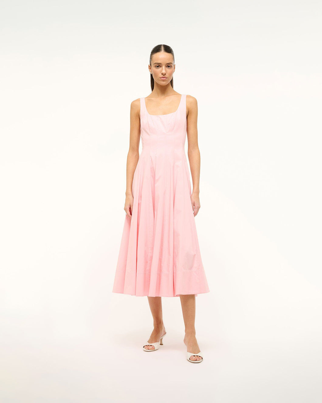 Staud Wells Dress - Pearl Pink | Garmentory