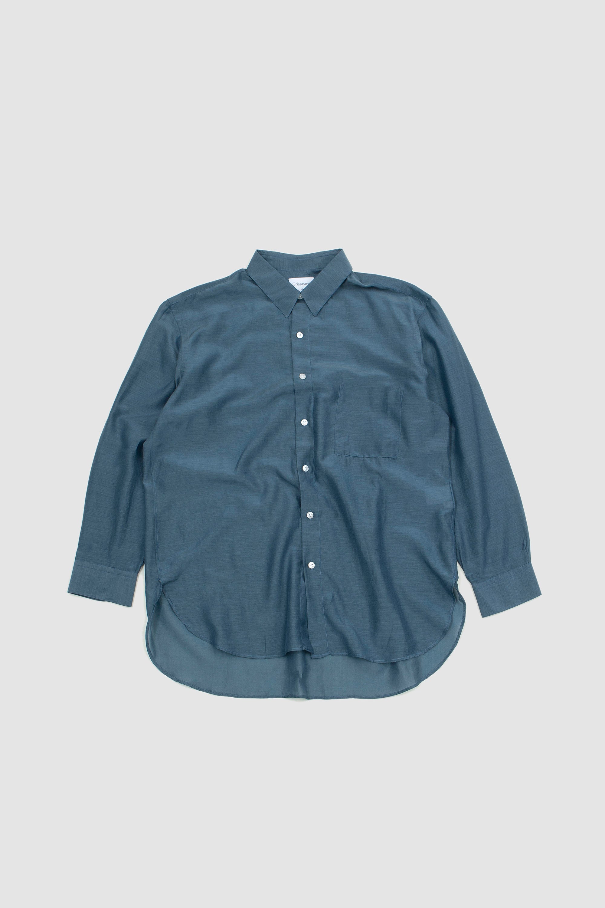 Cristaseya HANDMADE MEN’S SHIRT L size CristaSeya Handmade Shirt - Petrol | Garmentory