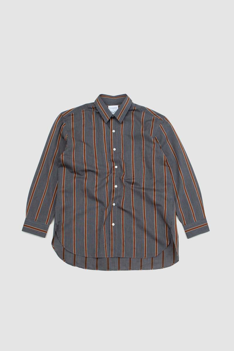 Cristaseya.】MAO SHIRT NOISETTE STRIPES