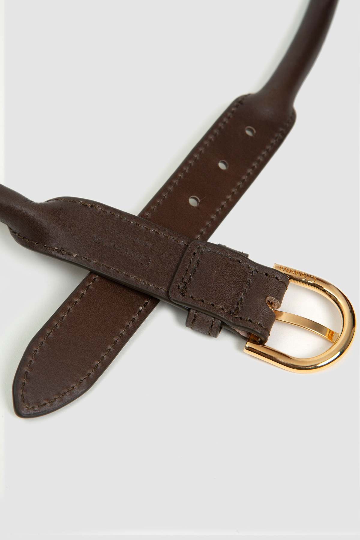 小物 Cristaseya Leather belt Brown L size CristaSeya Leather Belt - Brown | Garmentory